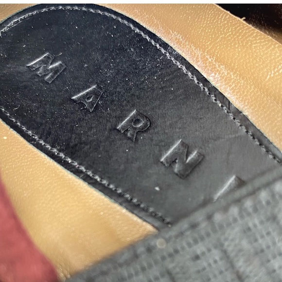 Marni ♔ Mary Jane Ballet Flats ♔ Lavender Suede + Black Crystal Embellishment ♔ - Picture 12 of 16